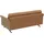 flexlux Glow Sofa 2,5-Sitzer Braun