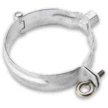 gromo Fallrohrschelle verzinkt Ø 120 mm mit Gewindemutter M10