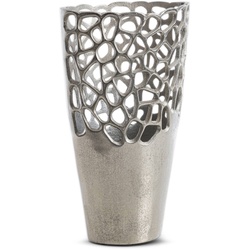 Vase 39 cm Aluminium Silber M (Medium)