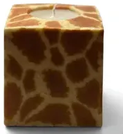 Würfelkerze Giraffe - Swazi Candles