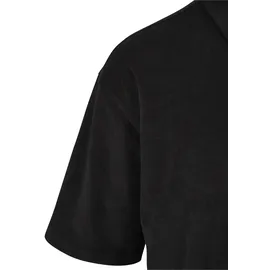 URBAN CLASSICS Boxy Towel Kurzarmhemd Black M