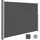 Songmics Seitenmarkise 350 x 160 cm grau Stahl