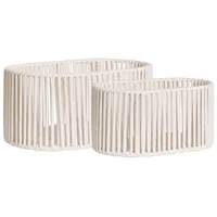 VCM Korbset Arese Baskets Weiß, 2er Set