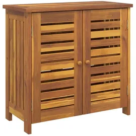 vidaXL Pflanztisch Braun 78 x 365 x 78 cm