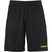 Uhlsport Center Basic Shorts, schwarz/limonengelb, XXL