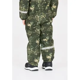 ZigZag Schneeoverall ZIGZAG "Tower", Kinder, Gr. 98, EURO-Größen, grün (olivgrün), 100% Polyester, lang, Overalls, mit wasser- und winddichter TPU-Membran