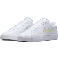 Nike WMNS Court Legacy NN Sneaker, White/Multi-Color-Football Grey-BLA, 40 EU