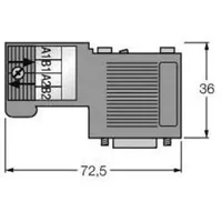 Turck Sub-D Steckverbinder 6ES7972-0B 6780102 Sensor-/Aktor-Steckverbinder, konfektioniert 1St.