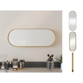 vidaXL Wandspiegel Golden 15x40 cm Oval