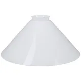 Home4Living Schusterschirm Opal Weiß Ø 257mm Lampenschirm