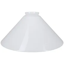 Home4Living Schusterschirm Opal Weiß Ø 257mm Lampenschirm