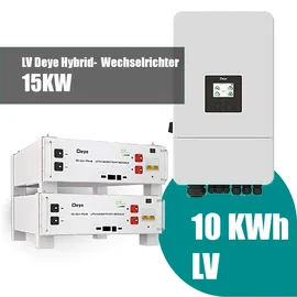 DEYE Hybrid-Wechselrichter SUN-15K-SG05LP3-EU-SM2) + 3x Deye SE-G5.1 Pro-B I 15,36 kWh Batteriespeicher