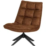Woood Drehsessel Jouke Kunstleder, Cognac