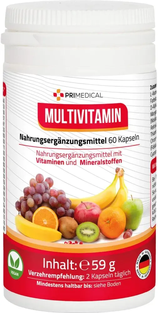 MULTIVITAMIN MINERAL A-Z Primedical Kapseln 60 St
