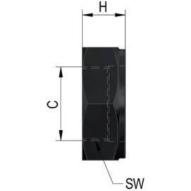Röhm Abdrückmutter M68X1,5
