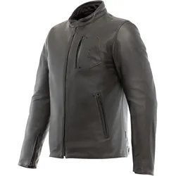 Dainese Fulcro Motorrad Lederjacke, braun, Größe 52 für Männer