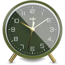 MEBUS geräuschloser Wecker grün