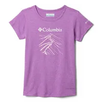 Columbia Tech TrailTM Graphic Girls Kurzarm-t-shirt - Razzle Heather