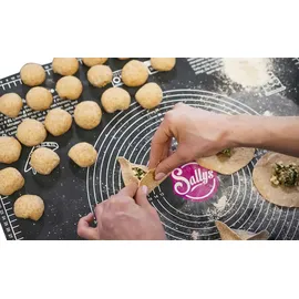 sallys Backmatte ¦ schwarz ¦ Silikon ¦ Maße (cm): B: 60