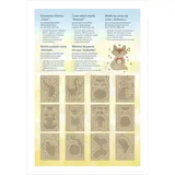 Buntpapierfabrik Ludwig Bähr Kreuzstich-Bastelset Tiere Packung mit 24 Blatt / 12 Motive | Gr.: onesize