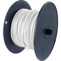 HERTH&BUSS Kabel, FLY, 1x 0,75mm2, PVC weiß - 51274206001 - weiß