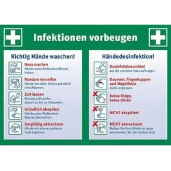 Aushang "Infektionen vorbeugen", Folie, 297 x 210 mm