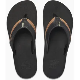 REEF Cushion Dawn Flip Flops, Black/TAN, 40 EU