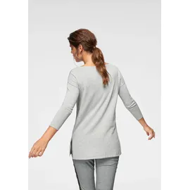 LAURA SCOTT Longpullover Grau 34