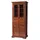 Massivmoebel24 Vitrine Akazie 80 x 50 x 195 cm Braun