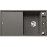 Blanco Axia III 5 S links Einbau von Oben vulkangrau Handbetätigung 915 x 510 mm