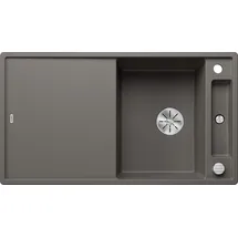 Blanco Axia III 5 S links Einbau von Oben vulkangrau Handbetätigung 915 x 510 mm