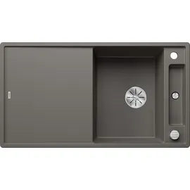 Blanco Axia III 5 S links Einbau von Oben vulkangrau Handbetätigung 915 x 510 mm