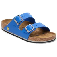 Birkenstock ARIZONA PRO ESD Pantolette Antistatisch mit rutschfester Laufsohle und verstellbaren Schnallen blau 37 EU
