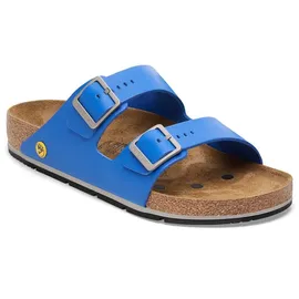 Birkenstock ARIZONA PRO ESD Pantolette Antistatisch mit rutschfester Laufsohle und verstellbaren Schnallen blau 37 EU