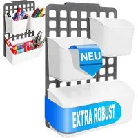 Decobella Küchenschranktür Organizer 1 großer+2 kleine Körbe | Aufbewahrungsbox
