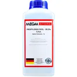 Megaa store Propylenglykol 99,5% | 1L bis 20L | Kühlmittel Solarflüssigkeit Kühlsystem Heizungs- Solar- Klimaanlagen- und Wärmepumpen Installationen