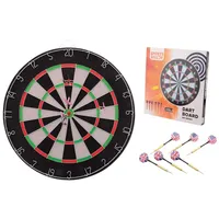 Johntoy Dartscheibe mit 6 Steeldarts 450x20mm