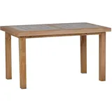 Mexico Esstisch mit Marmoreinlage Massivholz Pinie  Mexiko Möbel Mexikanisch