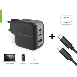 Conceptronic ALTHEA17B 3-Port-67-W-USB-Ladegerät