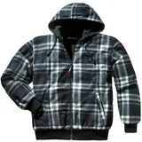 Scheibler Thermowendejacke Gr.L schwarz-weiß kariert/schwarz uni