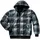 Scheibler Thermowendejacke Gr.L schwarz-weiß kariert/schwarz uni