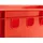 Buri 2 x Eurofleischkiste Metzgerkiste, Vorratsbox Farbe rot, E3-Norm (2xE3 rot)