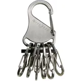 NITE IZE Schlüssel-Karabiner NI-KRS-03-11 KeyRack 6 S-Biner Silber 1St.