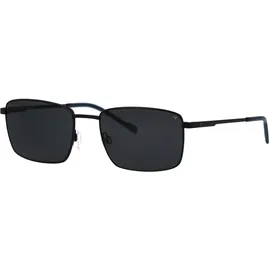 Eschenbach Sonnenbrille TITANFLEX "Modell 824132", Herren, schwarz (blau), matt, Sonnenbrillen Sonnenbrille, Form Karree/Eckig, Logoschriftzug auf Bügel, Titanflexfassung
