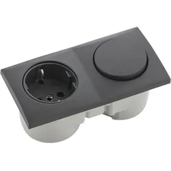 BERKER Berker Integro Flow Elemente anthrazit - Schalter, Steckdose