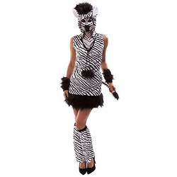 buttinette Zebra-Kostüm, weiß/schwarz