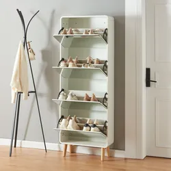 Schuhkipper Aure 172x63x24 cm Weiß