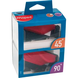 Maped M172150 - 90° Schneidwerkzeuge MatCutter, je inklusive 5 Klingen, rot / schwarz