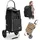 Sekey Einkaufstrolley Schwarz 50L