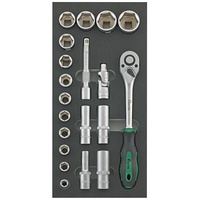 Fortis Werkzeugmodul 1/3 Steckschlüssel 1/2"